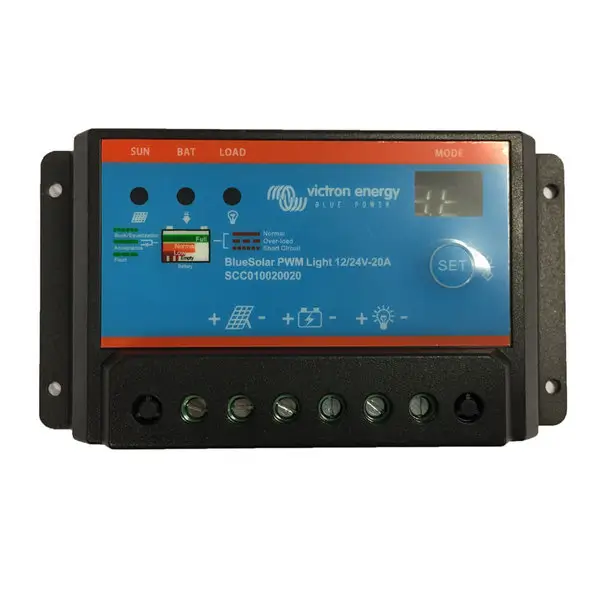 Victron Energy BlueSolar PWM Light 12/24V 20A laadregelaar