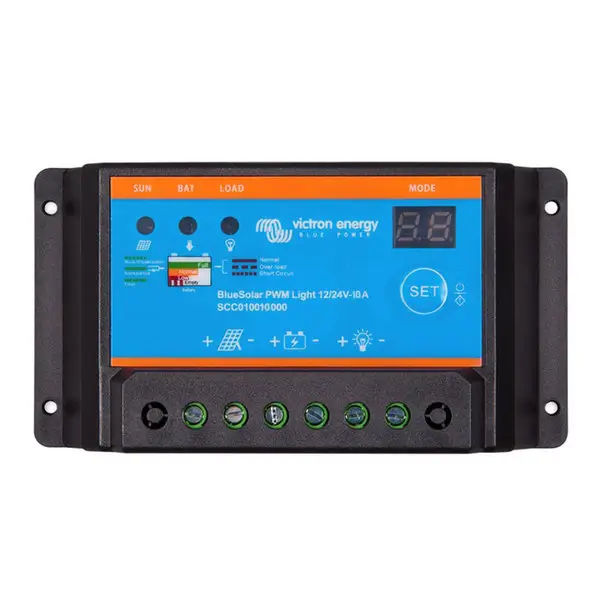 Victron Energy BlueSolar PWM Light 12/24V 10A laadregelaar