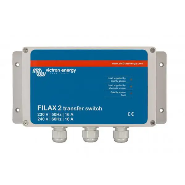 Victron Energy Filax 2 omschakelautomaat 16A/230V 2x in - 1x uit