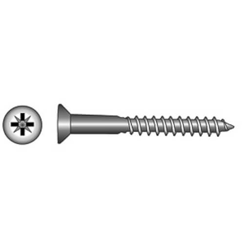 Boatvision Messing houtschroef PK 3x16 mm