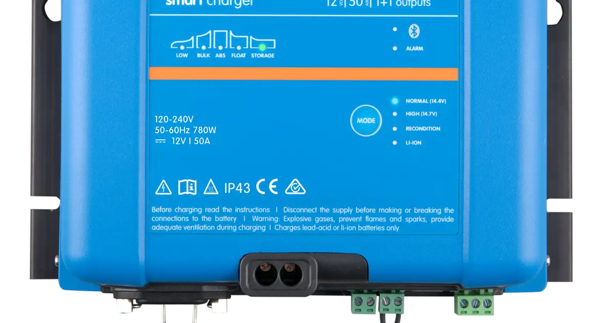 Victron Energy Smart IP43 12/50 (1+1) acculader