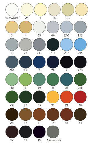 Epifanes Bootlak kleurenkaart