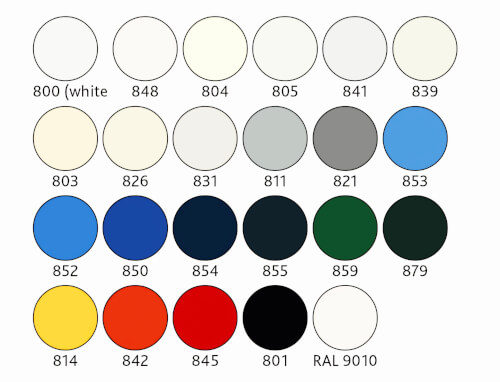 Epifanes Poly-urethane kleurenkaart