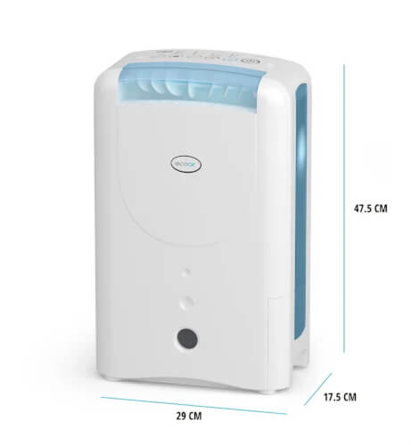 EcoAir DD1 Classic MK6 Blue luchtontvochtiger