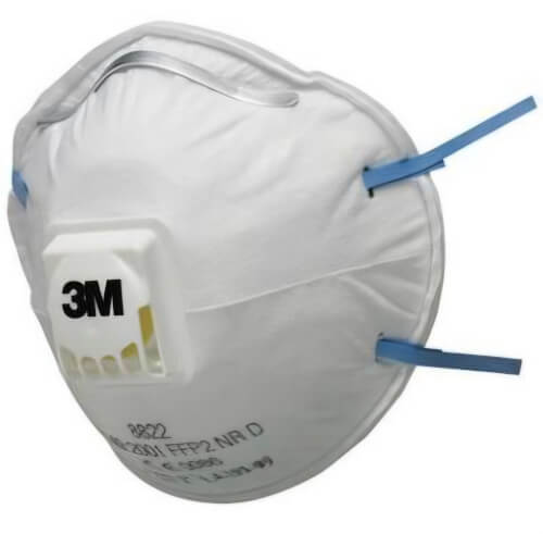 3M Stofmasker 8822 FFP2 met ventiel