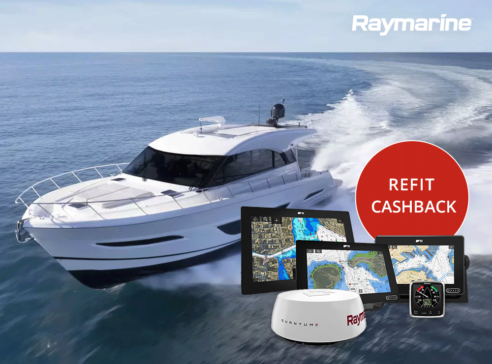 Raymarine cashback-actie 2025-2026