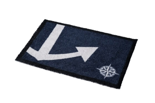 ARC Marine Deurmat Anker navy 60x40 cm