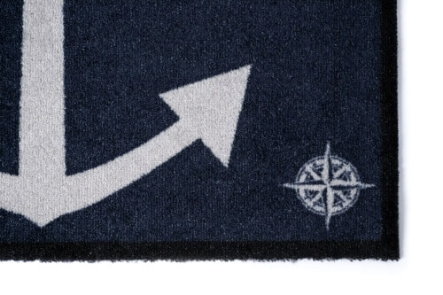 ARC Marine Deurmat Anker navy 60x40 cm