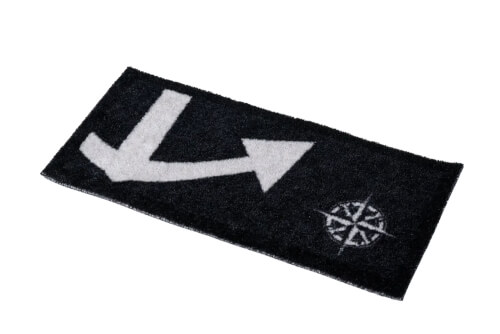 ARC Marine Deurmat Anchor Black - 55 x 25 cm