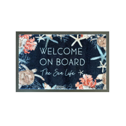 Marine Business Non-slip Mat Sea Life Welcome