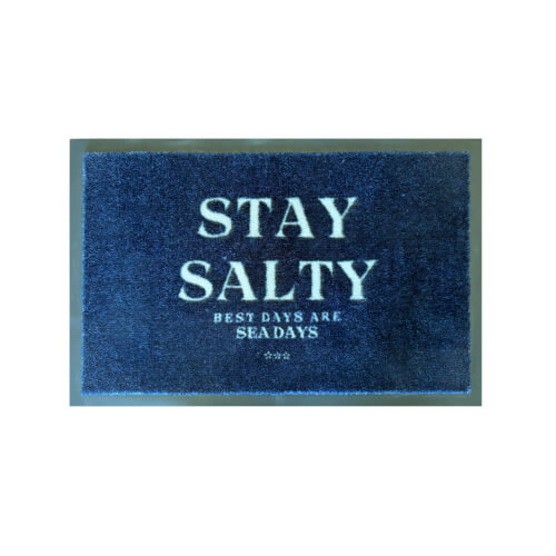 Marine Business Non-slip Mat Stay Salty Welcome