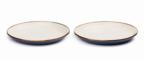 Barebones Dinerbord Enamel 2-tone