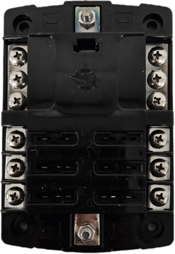 Vlaksteekzekeringhouder 6-voudig