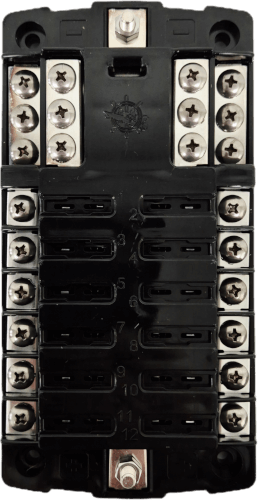 Vlaksteekzekeringhouder 12-voudig