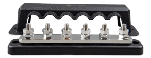 Victron Energy Busbar 250A 2P with 6 screws + cover