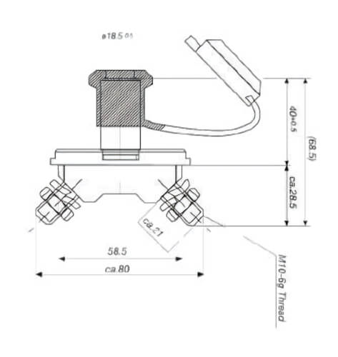 Talamex Hoofdschakelaar 12/24V 135A continu