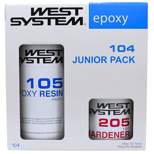 West System 104 Junior Epoxy Pack 105 hars + 205 harder
