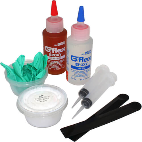 West System 650-K G-flex epoxy reparatie kit