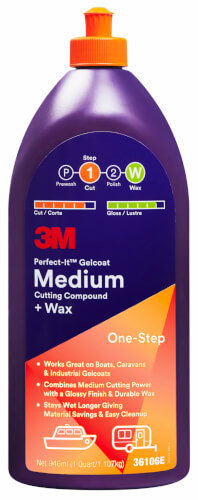 3M Perfect-it Gelcoat Medium Compound & Wax