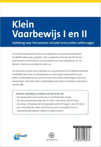 ANWB Klein Vaarbewijs 1 en 2 inclusief online examentraining