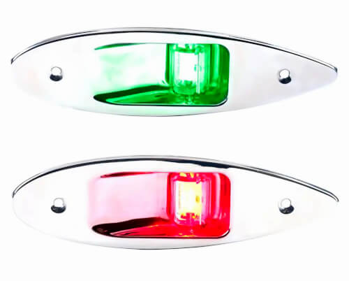 Talamex Navigatieverlichting LED flushmount set (sb+bb)