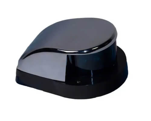 Talamex Tweekleurlantaarn LED chroom 12V