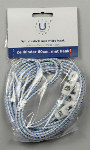 U-Rope Elastieken met haakje en lus 60cm