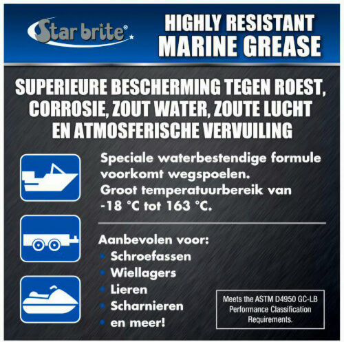 Starbrite 26014 lithium waterbestendig schroefasvet