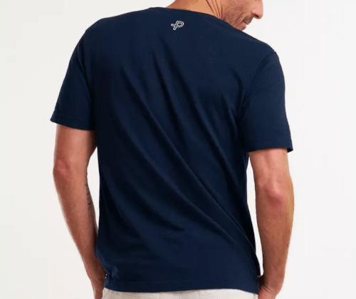Perus Organic Logo Tee dark navy