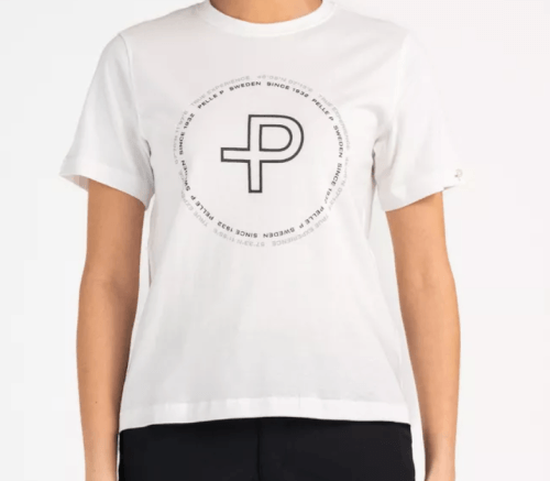 Pelle P Women Perus Organic Logo Tee white