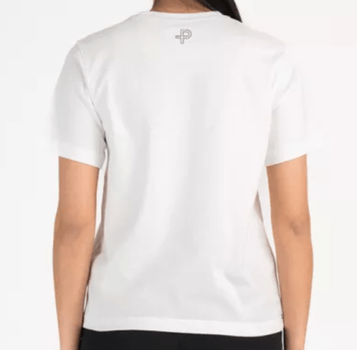 Women Perus Organic Logo Tee white