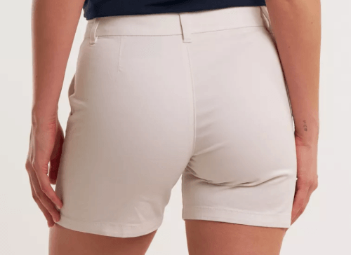 Pelle P Women Crew Organic Cotton Shorts sand dollar white