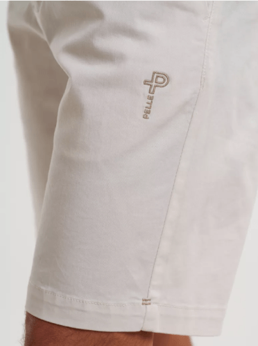 Pelle P Crew Organic Cotton Shorts sand dollar white