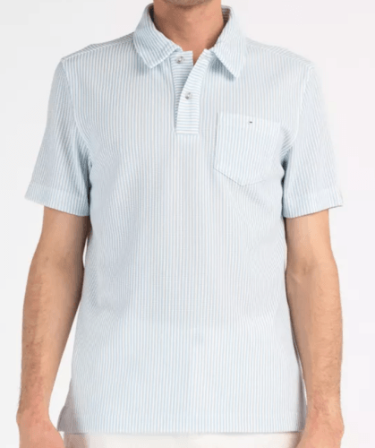 Pelle P Brassie Polo atlas blue stripe