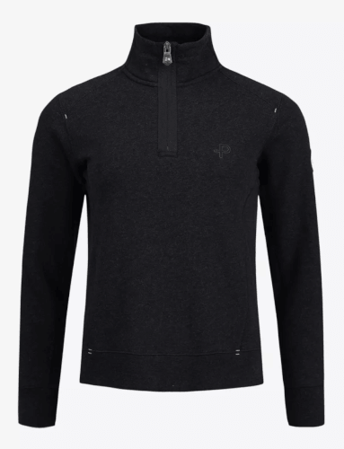 Pelle P Women P-Half Zip charcoal melange
