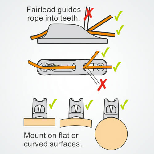 Clamcleat CL203