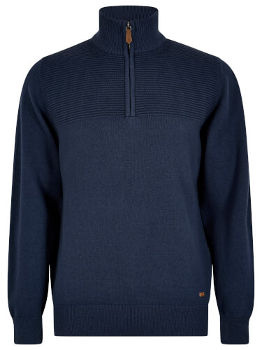 Dubarry Spillane Zip Neck Knit navy