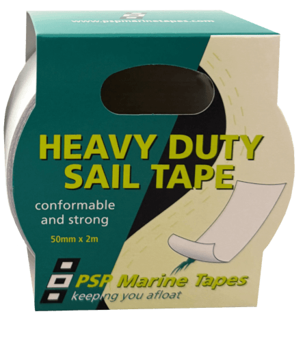 PSP Heavy Duty Zeilreparatie tape wit 50 mm x 2.0 meter