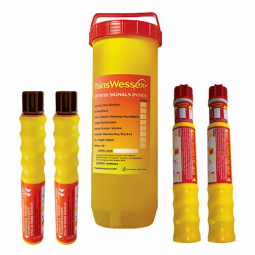 Pains Wessex Inshore set noodsignalen