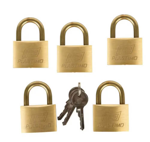 Plastimo A17582 set van 5 hangsloten