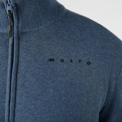 84231 Musto Evolution Full Zip Windproof Knit shadow blue