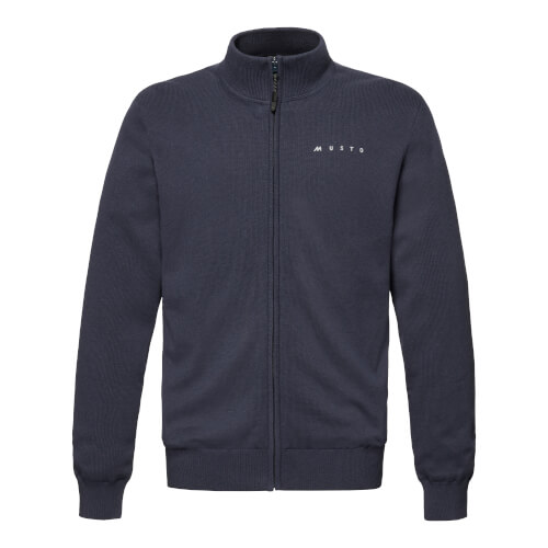 84231 Musto Evolution Full Zip Windproof Knit navy