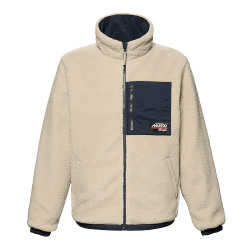 Musto 85183 Snug Reversible Pile Jacket navy