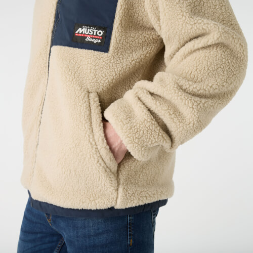 Musto 85183 Snug Reversible Pile Jacket navy