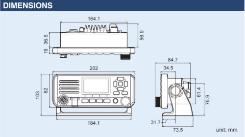 Icom IC-M430E marifoon