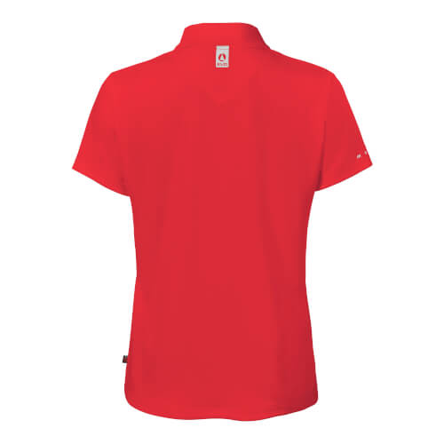 Musto Evolution 82443 Women Crew Sunblock Short Sleeve Polo true red