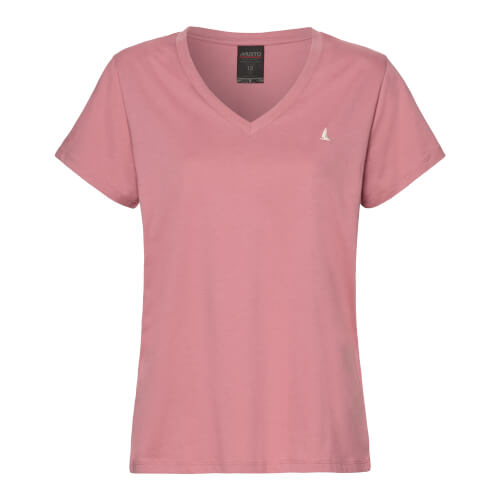 Musto 85099 Women Original V-Neck Short Sleeve T-shirt pink