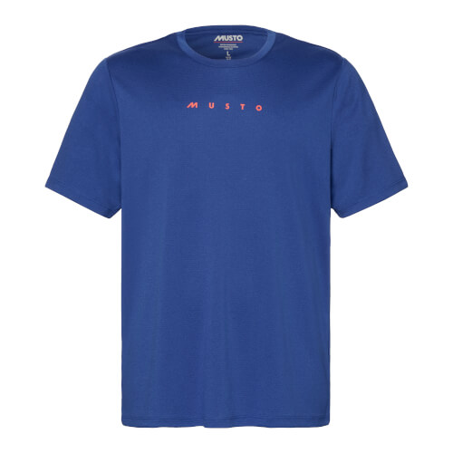 Musto Evolution 84223 Sunblock Yacht Short Sleeve T-shirt mazarine blue