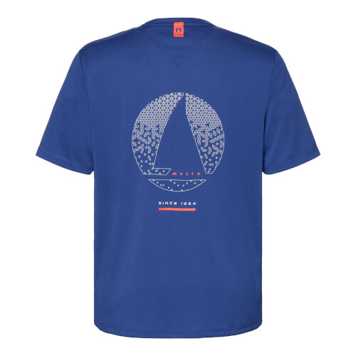 Musto Evolution 84223 Sunblock Yacht Short Sleeve T-shirt mazarine blue