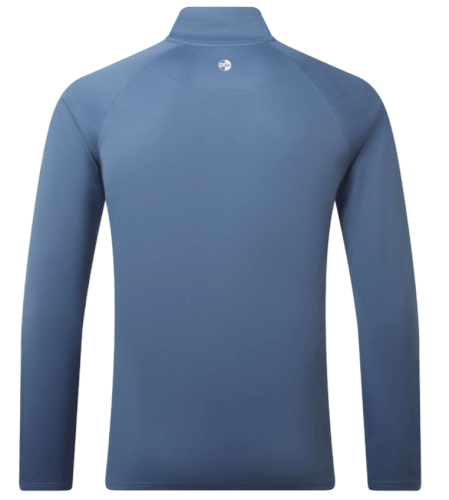 Gill UV009 Men UV Tec Zip Tee Long Sleeve storm blue